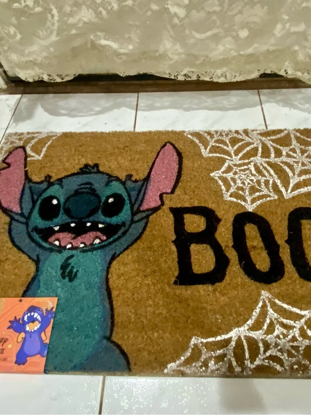 Stitch 'Boo!' Kids Halloween Doormat